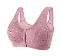 posture corrector women bra,Front Fastening Bras Women Comfortable Full Coverage Support Bralettes 2026 Fashion Wireless Cotton Bra for Elderly Everyday Wear Push Up Non Wired Soft Underwear Bralette