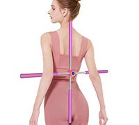 Posture Corrector Yoga Sticks - Humpback Correction Sticks Stretching Tool - Retractable Design Humpback Correction Stick for Adult and Child, Open Shoulder, Back Straightener