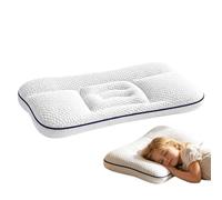 Postures Kids Pillow | Kids Pillows for Sleeping, Double-Sided Breathable, Spine Support Pillows for 1-12 Years, Sleeping on The Back, Traveling