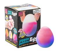 (posy pink) NeeDoh Dippin Dazzler Egg Squishy Toy Squeeze Color Changing Egg Easter Toy