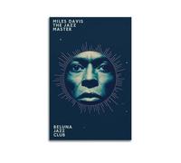 POSYUERB MILES DAVIS The Jazz Master Canvas Wall Art Decor Living Room Modern Family Bedroom 08x12inch(20x30cm) Unframe-style