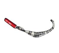 Pot 50 with tecnigas e-box 2 exhaust for sherco 50 sm-r, se-r euro 4, 5 red sile