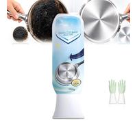 Pot Bottom Black Stain Remover, Magic Gel Cleaner for Black Pot Bottoms, Pots Bottoms Cleaning Gel, Stainless Steel Cleaner for Bottom of Pots and Pans, Effortless for Burned Cookware 200g (1, Set)