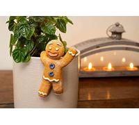 Pot Buddies Christmas Gingerbread Man Plant Pot Hanger