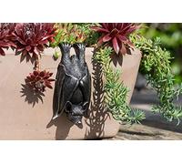 Pot Buddies Handmade Bat Figure Plant Pot Hanger - Decorative Hanging Garden Ornament - Flower Planter Figurine