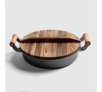 Pot, Cast Iron Pan Frying Pan Multi Purpose Pancake Skillet Steak Grill Pan Cooking Pot Household Kitchen Cookware