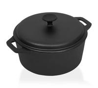 Pot Cast Iron Roaster Cooking Stock Gill Kitchen Camping Barbecue vidaXL