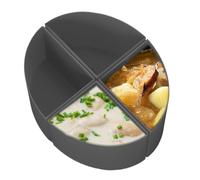 Pot Divider - Reusable Silicone Insert | Leak-proof Slow Cooker Separator | Dishwasher Safe Cooking Accessories Prepares Three Dishes At The Same Time, Efficient Kitchen Use | Modern Kitchen Use