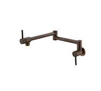 Pot Filler Faucet WallMounted Foldable Kitchen Tap Antique Bronze High Flow Rate Cold Water Sink Mixer Durable Brass Construction Elegant Design for Home Chefs