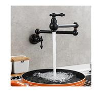 Pot Filler, in-wall Single Cold Water Faucet Kitchen Stove Can Be Stretched and Lengthened Mop Pool Washbasin Antique,Leak Free(ORB)