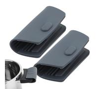 Pot Handle Covers,1 Pair Silicone Pan Handle Sleeve - Kitchen Accessories for Microwave Grill Oven Work Counter Griddle Dutch Frying Coffee Saucepan