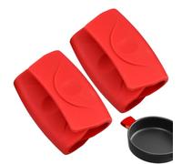 Pot Handle Ear Sleeve - Thick Silicone Insulation for Kitchen Safety | Heat Resistant Shield with Honeycomb Texture & Secure Grip for Cast Iron Skillets, Soup Pots, Dutch Ovens and Searing