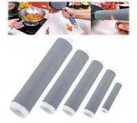 Pot Handle Heat Insulation Silicon Cover, Silicone Pan Handle Sleeve,Silicone Hot Handle Holder, Silicone Hot Skillet Handle Holder and Pot Holders Cover Sleeve Pot Anti-Scald Handle for Pans Oven