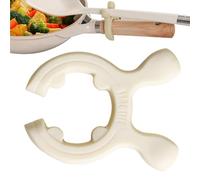 Pot Handle Spoon Rest - Anti Scald Handle, Silicone Kitchen Tool, Adjustable Spill Protection Tool, Strong Structural Synthetic Polymer Body | Utensil Holder