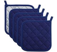 Pot Holders Clearance for Kitchen Heat Resistant Potholder, Hot Pads, Trivet for Cooking and Baking (5, Dark Blue)