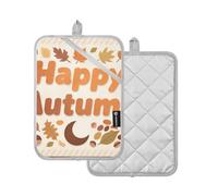 Pot Holders For Kitchen Autumn Stripe Buffalo Potholder With Pocket Oven Mitts 2 Pack