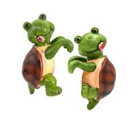 Pot Hugger, 2 Pieces Turtle Climbing Plant Hangers for Easy Display, Animal Ornament with Design and Weather-Resistant Finish, Garden Accessory for Apartment Yard Lawn Garden Patio Fence Balcony