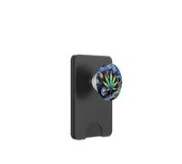 Pot Leaf Art Painting Cannabis Marijuana Smoke Weed Stoner PopSockets PopWallet for MagSafe
