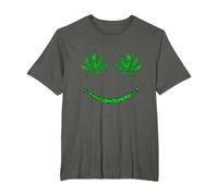 Pot Leaf Smile Face Weed Men & Women 420 Cannabis Marijuana T-Shirt