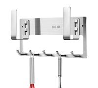 Pot Lid Holder - Pot Lid Hook, Pot Lid Organiser for Wall Mounting, Stainless Steel Pot Storage Lid, Pot Rack