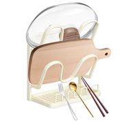 Pot Lid Holder, Space-Saving, Non-Slip Kitchen Shelf, Pan Lid for Cabinets, Practical Holder for Spoon, Fork, Spatula, Soup Ladle, Towel, Perfect for the Worktop