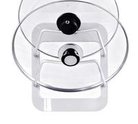 Pot Lid Organizer Rack | Wall Mounted Bakeware Storage Stand | For Kitchen Storage, Pot Lid Will Not Fall Off, Dormitory, Hotel, Restaurant, Apartment, Rental, Bakery, Cafe, G