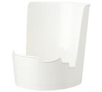 Pot Lid Rack PP White 24cm Drainage Groove Kitchen