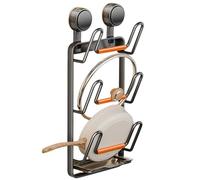 Pot Lid Rack | Suction Wall Pan Top Holder Rest | Vertical Pot Lid Storage Rack - for Cabinet Kitchen Dining Pantry Home Apartment Restaurant