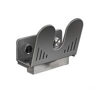 Pot Lid Wall Mount Storage Solution with U Groove Design and Water Tray for Organizing Cookware Lids and Chopping Boards Together (Gray)