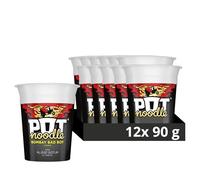 Pot Noodle Bombay Bad Boy Standard Pot instant vegan* snack quick to make noodles Instant Noodle 12x 90 g