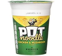 Pot Noodle Chicken and Mushroom 90 g (Pack of 12)