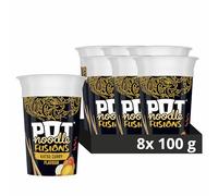 Pot Noodle Fusions Katsu Curry Instant Snack vegan quick to make noodles 8x 100 g