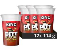 Pot Noodle King Pot Beef & Tomato 12 x 114g
