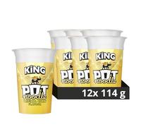 Pot Noodle Original Curry King Pot Noodle instant vegetarian snack quick to make noodles 12x 114 g