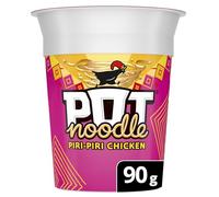 Pot Noodle Piri-Piri Chicken Instant Snack vegetarian quick to make noodles 90 g