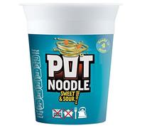 Pot Noodle Sweet & Sour Flavour - 90g - Pack of 4 (90g x 4)
