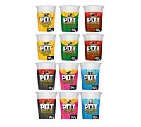 Pot Noodle Variety Pack - 6 Varieties 2 of Each Flavour - Chicken & Mushroom, Original Curry, Beef & Tomato, Chinese Chow Mein, Bombay Bad Boy, Piri-Piri Chicken - Instant & Tasty On The Go Meals
