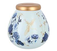 Pot Of Dreams Ceramic Money Pot Smash Money Box Savings Jar - Blue