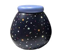Pot of Dreams Hand Painted Glow In the Dark Kids Save And Smash Handcrafted Ceramic Money Box | Eco Freindly & Recyclable Piggy Bank | Perfect Decorative Gift and Save for New Toys & Video Games