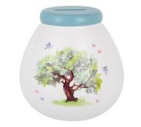 Pot of Dreams Limited Edition of Money Boxes from Dogs & Cats to Home & Tree of Life - SMASH to open savings bank (Tree of Life), 14cm x 14cm x 14cm, K92530