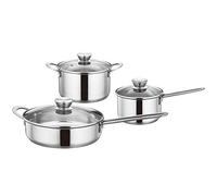 Pot & Pan Sets Kitchen Cookware Pots and Pans Set Stainless Steel Perfect Cooking Utensils Suitable Professional for Home Restaurant for Kitchen Use