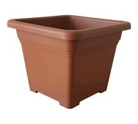 Pot QUADRO 48x48x38.2cm Terracotta Square Flower Pot Plants Drainage Holes