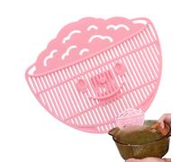 Pot Strainer | Cute Smile Kitchen Gadgets,Multifunctional Clip on Pasta Strainer | for Home Dorm Rice Noodle Meat Ground Beef Vegetable Pasta Spaghetti Washing