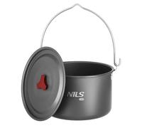 Pot with lid NILS Camp NC17117 Gris 4 L