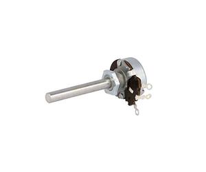 POT4W-2K5 Potentiometer: Shaft Single Turn 2.5kΩ 4W ±10% 6mm wirewound AB E