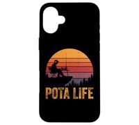 POTA Life Ham Radio Operator Nature Outdoors Case for iPhone 16 Plus