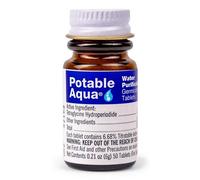 Potable Aqua Water Purification, Water Treatment Tablets - 50 count Bottle