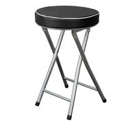 vidaXL 2x Bar Stools Metal with MDF Seat Kitchen Breakfast Barstool Chair