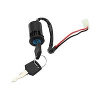 Potadak 1 Set Universal ATV Ignition Key Switch 2 Wires Ignition Key Switch Lock Key for ATV Go Kart Scooter