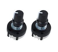Potadak 2x 3P4T 3 Pole 4 Position Single Band Rotary Switch with Button